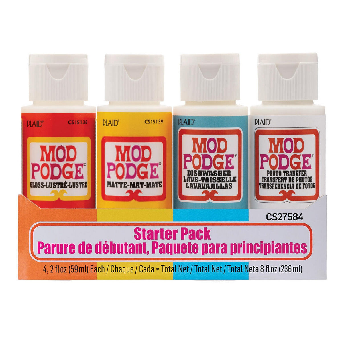 Mod Podge • Starterpaket Versiegelungen 4 Stück