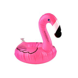 Traumlandschaft | Rosa aufblasbarer Getränkehalter Flamingo