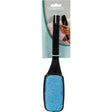 Excellent houseware kledingborstel 26x5,7x5cm zwart blauw