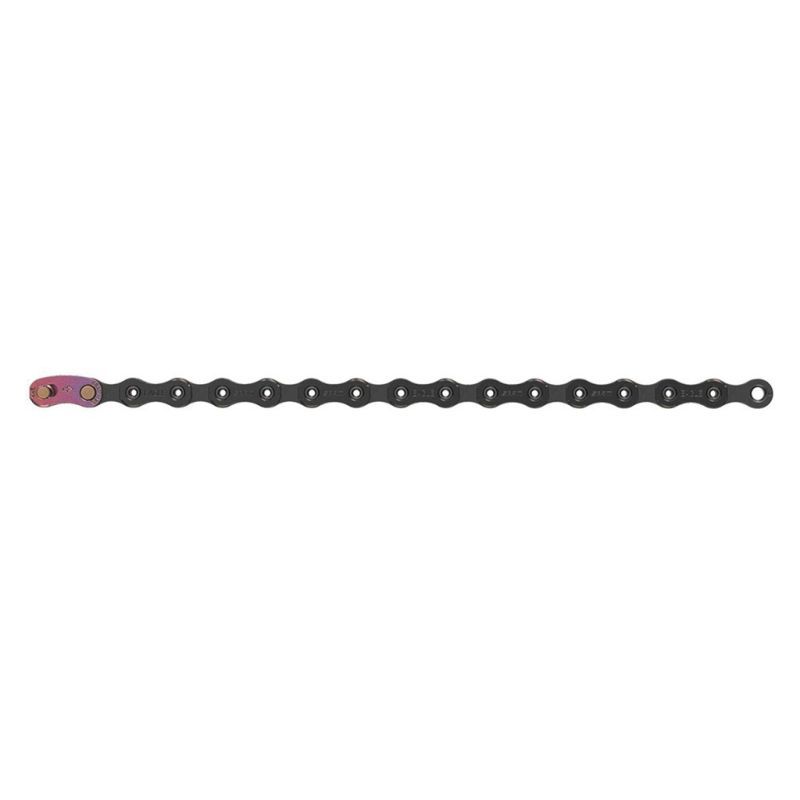 Sram Kette xx1 Eagle Hollow Pin 12-fach inkl. Powerlock 126 Glides schwarz