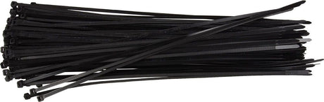 Kabelbinder ohne Markenzeichen, 4,8 x 390, schwarz, Beutel mit 100 Stück