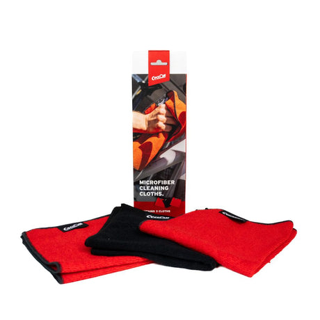 Cyclon-Reinigungstuch-Set in zwei Farben – Rot Schwarz