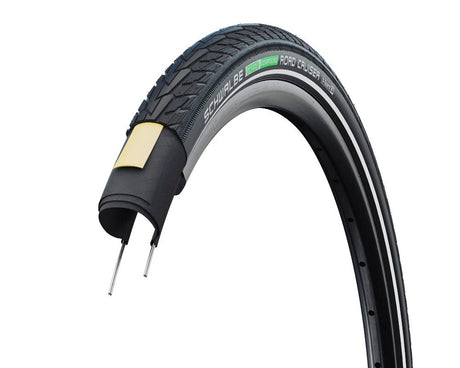 Schwalbe Motion Road Cruiser 28x1,40 700x35c (37-622) verkabelt Active Line Grün Schwarz+Reflex