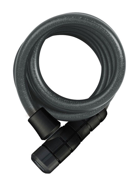 Abus Spiral Cable Lock 6512K 180 12 Bk SCMU - 180 cm - Schwarz