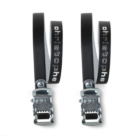 Zefal Zehenclip-Riemen Zef Christophe 516 Leder schwarz Set
