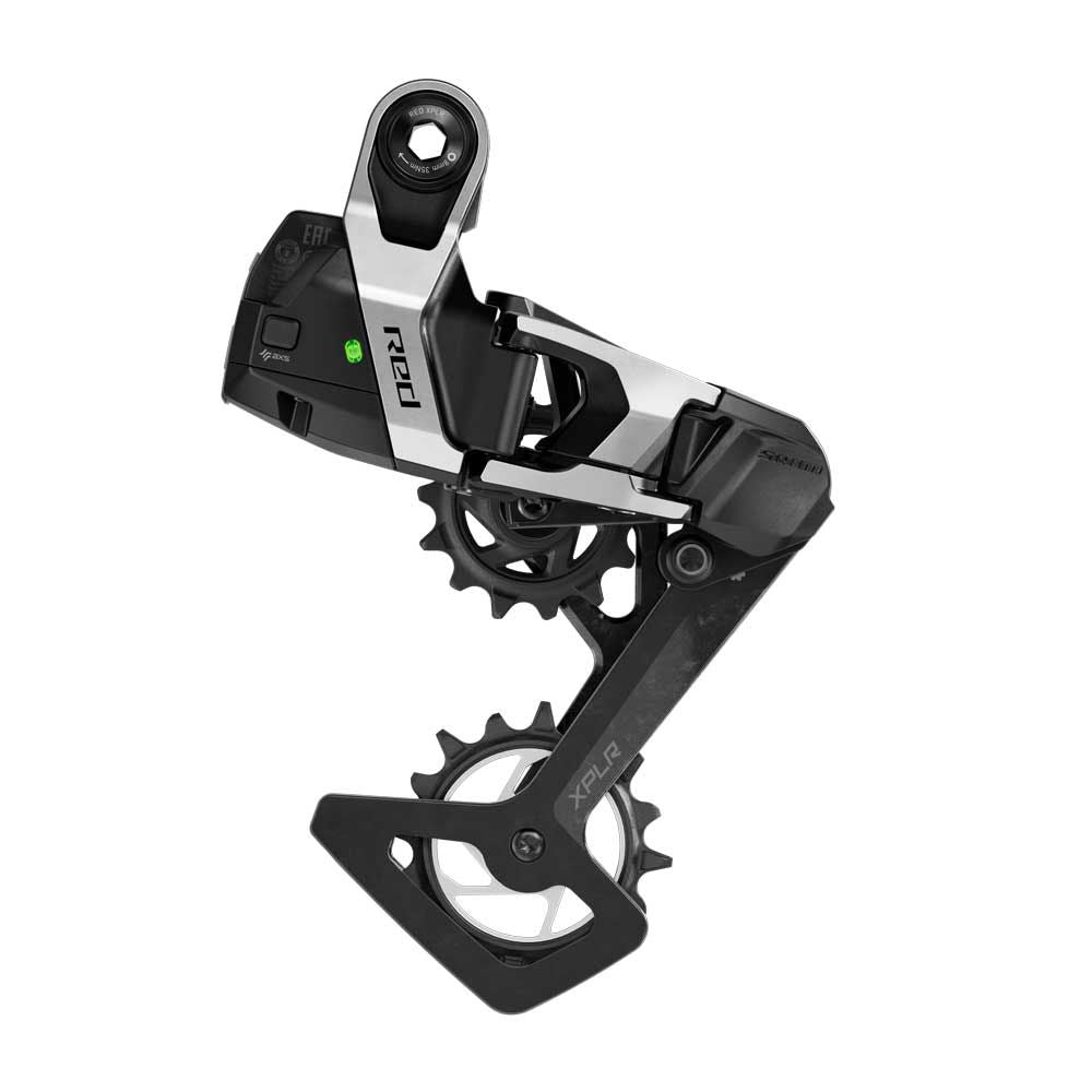 Sram Schaltwerk rot XPLR Axs E1 Schaltwerk. rote xplr achsen e1 10-46t silber