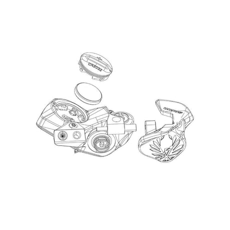 Sram Versd Axs Pod Batterieabdeckung schwarz