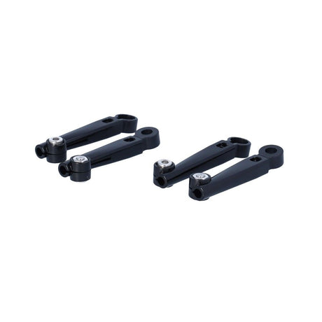 Eurofender Spatd EF Systema gerader Rutenhalter schwarz Set a 4