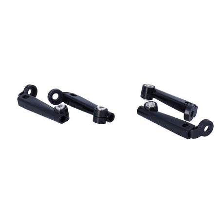 Eurofender Spatd EF Systema abgewinkelter Rutenhalter schwarz Set a 4