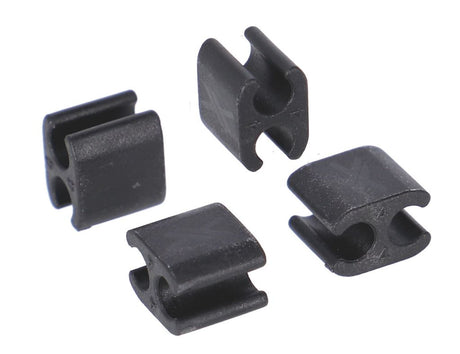 XLC Kabelclip 4mm zw ds a 4 brx120