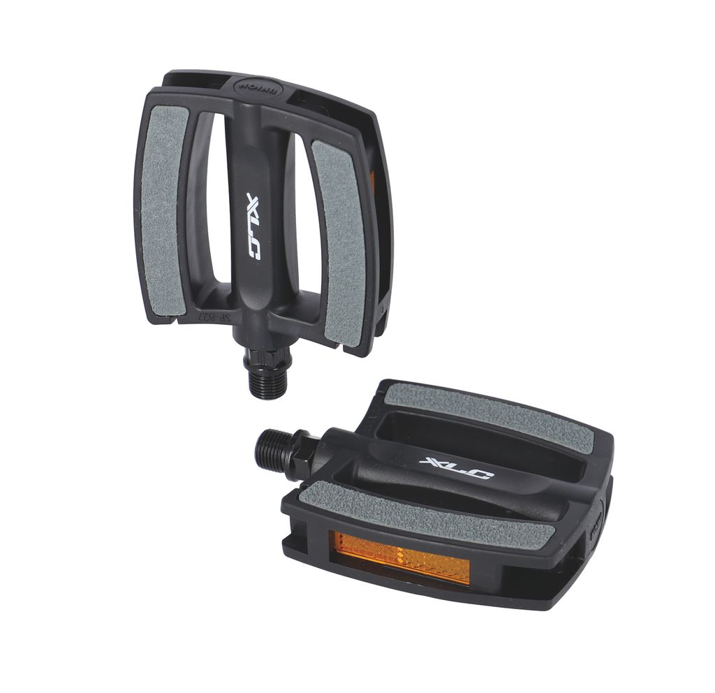 XLC Pedal City Comfort PVC ZW grau PDC20 Set