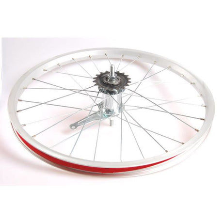 Hinterrad 20 x 1,75 Aluminium mit Bevorzugung Bremsnabe - Silber