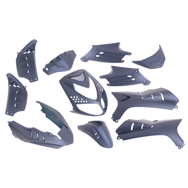 Kantenplatten-Set Peugeot Speedfight 2 – 13-teilig – matt dunkelblau