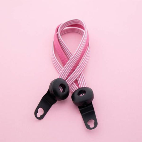 Qibbel Widek Spanngurt Venture 24 schwarze Klammern rosa weiß