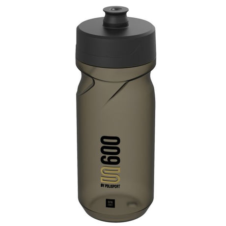 Polisport-Flasche mit Schraubverschluss S600 – 600 ml Restyle – transparent schwarz schwarz