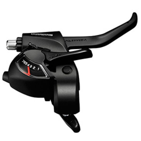 Shimano-Einsteller (links) mit Bremshebel 3-Gang-Turnier ST-EF41 – Schwarz