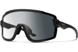 Smith-Brille Wildcat, mattschwarz, Chromapop, photochrom, klar bis grau