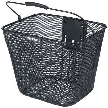 Basil Fahrradkorb Bilbao KF für 22 x 26 x 28 cm – schwarz