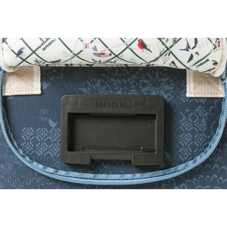 Basil Bohème City Bag-Blau, elegante Hand-, Schulter- und Lenkerbeutel, Wasserabnahme, 8 Liter Inhalt