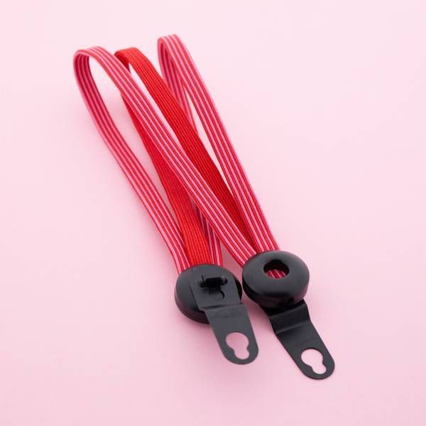 Qibbel Widek Spanngurt Venture 24 schwarze Klammern rot rosa