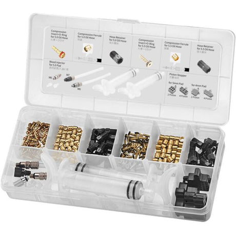 Discbrems -Service -Kit für 5,0 5,5 mm Bremsleitungen