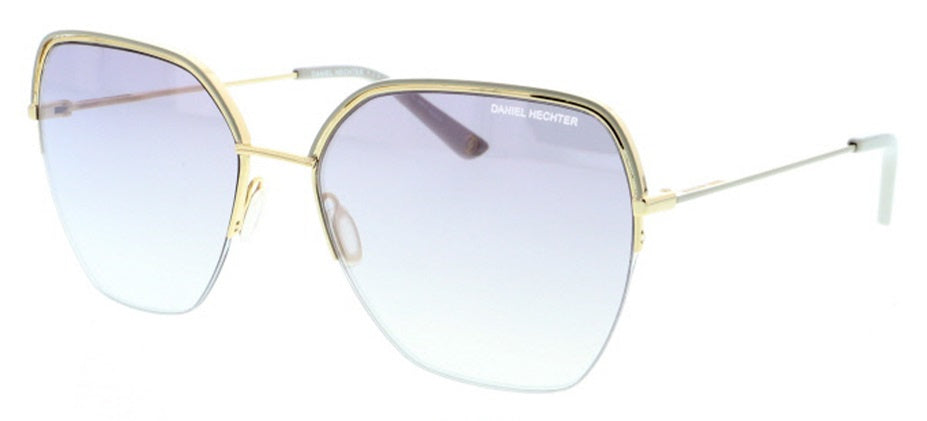 Daniel Hechter Sonnenbrille DHS194 Damen Edelstahl um Katze. 3 graues Gold