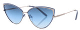 Daniel Hechter Sonnenbrille DHS232 Cat-Eye Cat. 3 Stahlglas Blau
