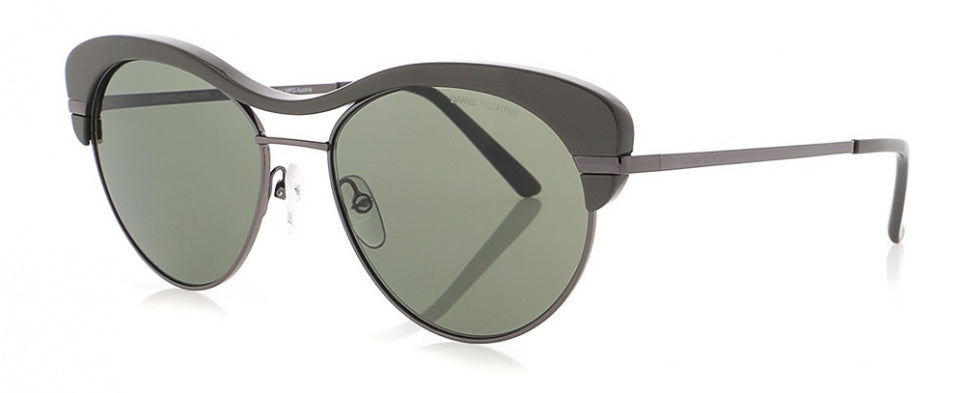 Daniel Hechter Sonnenbrille DHS252 Damen Oval Edelstahlkatze. 3 Armeegrün