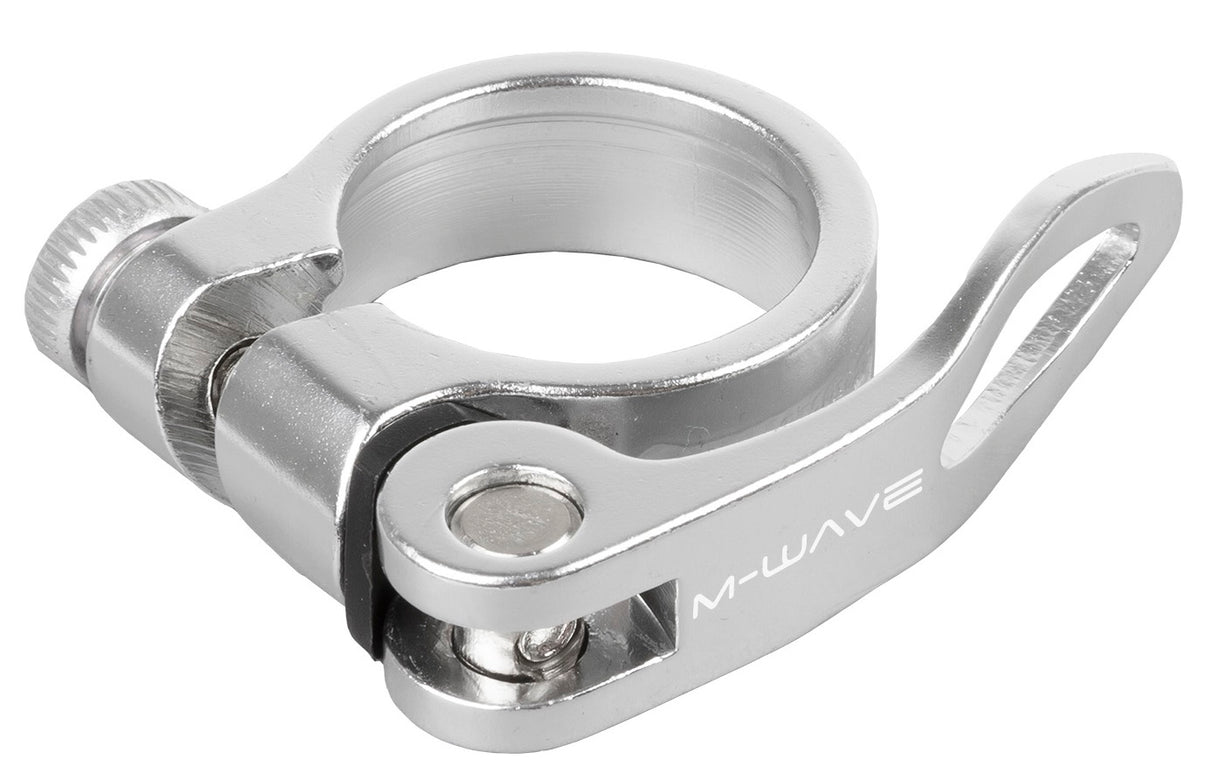 M-Wave Sattelstützenklemme mit Schnellspanner 34,9 Silber auf Karte