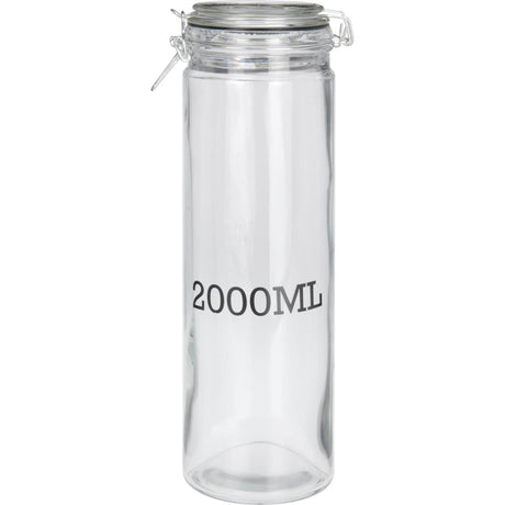 Ausgezeichnetes Vorratsglas für Haushaltswaren, 2 Liter
