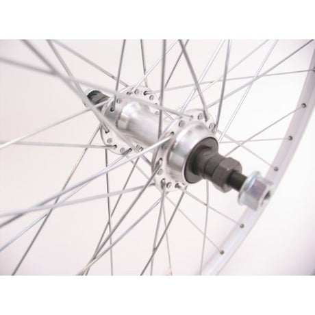 Hinterrad 28 x 1 4 ZAC19 Freewheel Fixed - Silber