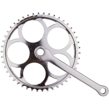Ty-Kurbelgarnitur 46 Zähne mit Schlüssel – 170 mm Kurbelarm – Chrom