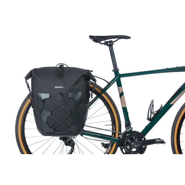 Basil Tasche Navigator l schwarz | Mikrofonhaken | 31l