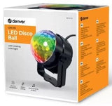 Denver LED Partylampe Disco 4W 7 Funktionen +ab schwarz - 9700210
