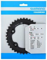 Shimano Kettenblatt Deore 10 V 34 24 Zähne M6000-2