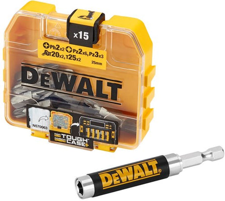 Dewalt-Zubehör dt71511 | Bit-Set mit magnetischer Schraubenführung | 15-teilig - dt71511