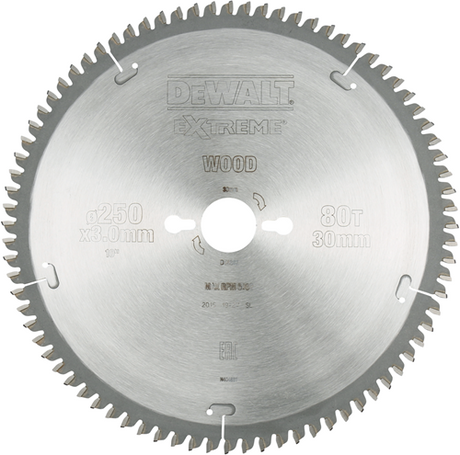 Dewalt Zubehör Kreissägeblatt S40 250x30x80t - dt4287-qz