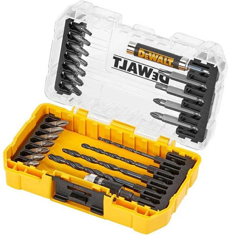 Dewalt-Zubehör dt70708-qz | 25-teiliges Bohrer- und Bit-Set in stabiler Kofferkassette – dt70708-qz