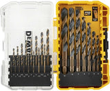 Dewalt accessoires dewalt dt70729-qz black gold metaalborenset - 23-delig - hss-g - split point 135° - in toughcase - voor metaal, hout en kunststof
