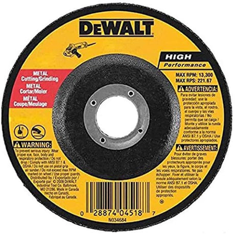Dewalt Zubehör Extreme 2x Schleifscheibe für Metall | 125 x 6,0 x 22,2 mm – dx7941-ae