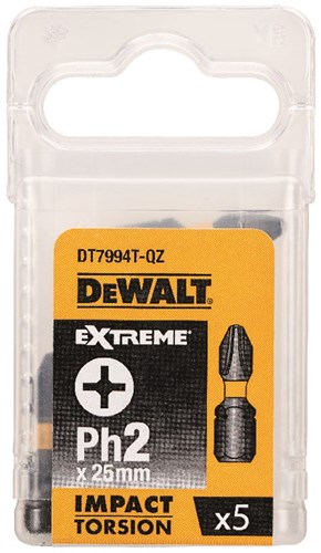 Imp Dewalt Zubehör Act Torsion 25 mm PH2 – dt7994t-qz