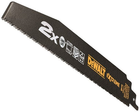 Dewalt Zubehör Säbelsägeblatt 2x Bim 228x2,5mm extra dick, universell einsetzbar – dt2308l-qz