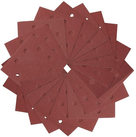 Dewalt Zubehör Schleifpapier 1 4, 115 x 115 mm, perforiert, Klettverschluss, K40 – DT3030-QZ