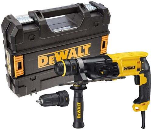 Dewalt D25134KP 26mm SDS+ Kombihammer | 800 W 2,8 J + Bohrer- und Meißelset – D25134KP-QS