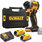 Dewalt dcf850e2t-qw | xr brushless accu slagschroevendraaier 18v powerstack in tstak (2x 1.7ah powerstack accu + lader) - dcf850e2t-qw