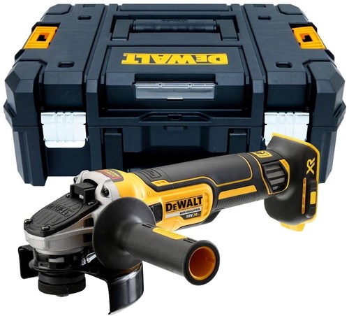 Dewalt dcg405nt Akku-Winkelschleifer | 125mm | bl | ohne Akkus und Ladegerät | im Tstak-Fall - dcg405nt-xj