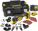 Dewalt dcs356d2 oszillierendes Akku-Multitool | einstellen | 18v | 2 x 2,0 Ah Li-Ion mit Ladegerät | in tstak - dcs356d2-qw