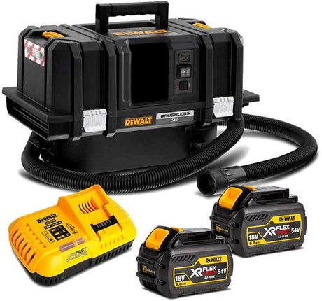 Dewalt dcv586mt2 | xr flexvolt accu bouwstofzuiger 54v m-klasse in koffer (2x 6.0ah accu + lader) - dcv586mt2-qw