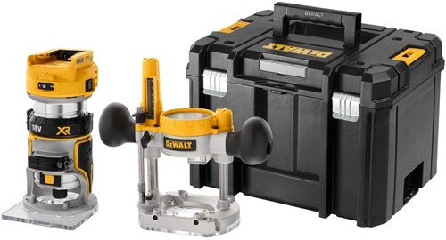Dewalt dcw604nt | Akku-Oberfräse Kantenschneider | 18v | ohne Akkus und Ladegerät - dcw604nt-xj