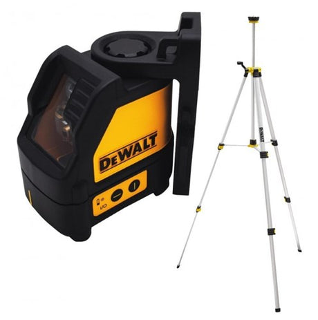 Dewalt dw088cgtri | Kreuzlinienlaser grün 15m + Stativ - dw088cgtri